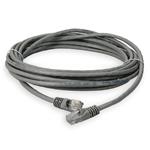 Picture of 35ft Gray CAT 5E PVC Ethernet Cable Snagless Bubble Boot RJ-45 M/M