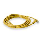 Picture of 35ft Yellow CAT 5E PVC Ethernet Cable Snagless Bubble Boot RJ-45 M/M