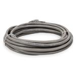 Picture of 35ft Gray CAT 6 PVC Ethernet Cable Snagless Easy Clear Boot TAA RJ-45 M/M