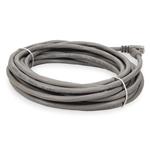 Picture of 35ft Gray CAT 6 PVC Ethernet Cable Snagless Easy Clear Boot TAA RJ-45 M/M