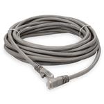 Picture of 35ft Gray CAT 6 PVC Ethernet Cable Snagless Easy Clear Boot TAA RJ-45 M/M
