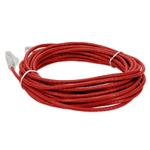 Picture of 35ft Red CAT 6 Slim PVC Ethernet Cable Snagless Clear-Claw RJ-45 M/M