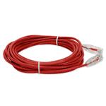 Picture of 35ft Red CAT 6 Slim PVC Ethernet Cable Snagless Clear-Claw RJ-45 M/M
