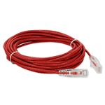 Picture of 35ft Red CAT 6 Slim PVC Ethernet Cable Snagless Clear-Claw RJ-45 M/M
