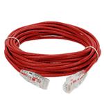 Picture of 35ft Red CAT 6 Slim PVC Ethernet Cable Snagless Clear-Claw RJ-45 M/M