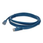 Picture of 3ft Blue CAT 5E PVC Ethernet Cable Snagless Bubble Boot RJ-45 M/M