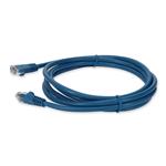 Picture of 3ft Blue CAT 5E PVC Ethernet Cable Snagless Bubble Boot RJ-45 M/M