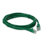 Picture of 3ft Green CAT 5E PVC Ethernet Cable Snagless Bubble Boot RJ-45 M/M