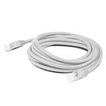 Picture of 3ft White CAT 5E LSZH Ethernet Cable Snagless Bubble Boot RJ-45 M/M
