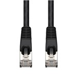 Picture of 10-Pack 5ft Black CAT 7 Shielded (S/FTP) PVC Ethernet Cable Snagless Bubble Boot RJ-45 M/M Bulk Bag Packaged, No Twist Ties