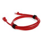 Picture of 3ft Red CAT 6 PVC Ethernet Cable Snagless Bubble Boot RJ-45 M/M