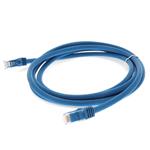 Picture of 25-Pieces of 3ft Blue CAT 6A PVC Ethernet Cables Snagless Bubble Boot RJ-45 M/M