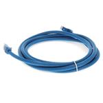 Picture of 25-Pieces of 3ft Blue CAT 6A PVC Ethernet Cables Snagless Bubble Boot RJ-45 M/M