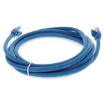 Picture of 25-Pieces of 3ft Blue CAT 6A PVC Ethernet Cables Snagless Bubble Boot RJ-45 M/M