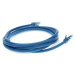 Picture of 25-Pieces of 3ft Blue CAT 6A PVC Ethernet Cables Snagless Bubble Boot RJ-45 M/M