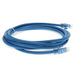 Picture of 25-Pieces of 3ft Blue CAT 6A PVC Ethernet Cables Snagless Bubble Boot RJ-45 M/M