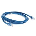 Picture of 25-Pieces of 3ft Blue CAT 6A PVC Ethernet Cables Snagless Bubble Boot RJ-45 M/M