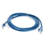 Picture of 25-Pieces of 3ft Blue CAT 6A PVC Ethernet Cables Snagless Bubble Boot RJ-45 M/M