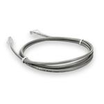 Picture of 3ft Gray CAT 6 Plenum-Rated Ethernet Cable Snagless Easy Clear Boot TAA RJ-45 M/M
