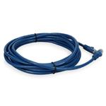 Picture of 40ft Blue CAT 5E PVC Ethernet Cable Snagless Bubble Boot RJ-45 M/M