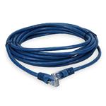 Picture of 40ft Blue CAT 5E PVC Ethernet Cable Snagless Bubble Boot RJ-45 M/M