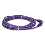 Picture of 40ft Purple CAT 6 PVC Ethernet Cable Snagless Bubble Boot RJ-45 M/M