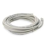 Picture of 40ft White CAT 6 PVC Ethernet Cable Snagless Bubble Boot RJ-45 M/M