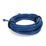 Picture of 40ft Blue CAT 6A PVC Ethernet Cable Snagless Bubble Boot RJ-45 M/M