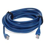 Picture of 40ft Blue CAT 6A PVC Ethernet Cable Snagless Bubble Boot RJ-45 M/M