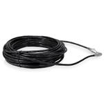 Picture of 40ft Black CAT 6A Shielded PVC Ethernet Cable Snagless Easy Clear Boot RJ-45 M/M