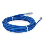 Picture of 40ft Blue CAT 6 Plenum-Rated Ethernet Cable Snagless Bubble Boot RJ-45 M/M