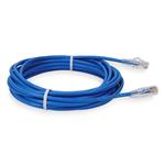 Picture of 40ft Blue CAT 6 Plenum-Rated Ethernet Cable Snagless Bubble Boot RJ-45 M/M