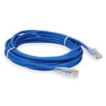 Picture of 40ft Blue CAT 6 Plenum-Rated Ethernet Cable Snagless Bubble Boot RJ-45 M/M