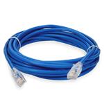 Picture of 40ft Blue CAT 6 Plenum-Rated Ethernet Cable Snagless Bubble Boot RJ-45 M/M