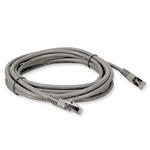 Picture of 40ft Gray CAT 6 Shielded PVC Ethernet Cable Snagless Easy Clear Boot RJ-45 M/M