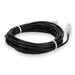 Picture of 40ft RJ-45 (Male) to RJ-45 (Male) Straight Black Slim Cat6A UTP PVC Copper Patch Cable
