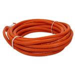 Picture of 45ft Orange CAT 6A PVC Ethernet Cable Snagless Bubble Boot RJ-45 M/M