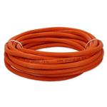 Picture of 45ft Orange CAT 6A PVC Ethernet Cable Snagless Bubble Boot RJ-45 M/M