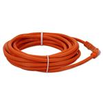 Picture of 45ft Orange CAT 6A PVC Ethernet Cable Snagless Bubble Boot RJ-45 M/M