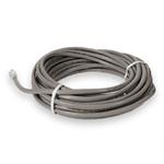 Picture of 45ft Gray CAT 6A Shielded PVC Ethernet Cable Snagless Easy Clear Boot RJ-45 M/M