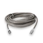 Picture of 45ft Gray CAT 6A Shielded PVC Ethernet Cable Snagless Easy Clear Boot RJ-45 M/M