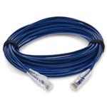 Picture of 45ft Blue CAT 6 Slim PVC Ethernet Cable Snagless Clear-Claw RJ-45 M/M