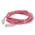 Picture of 45ft Pink CAT 6 Slim PVC Ethernet Cable Snagless Clear-Claw RJ-45 M/M
