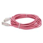 Picture of 45ft Pink CAT 6 Slim PVC Ethernet Cable Snagless Clear-Claw RJ-45 M/M