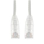 Picture of 45ft White CAT 6 Slim PVC Ethernet Cable Snagless Clear-Claw RJ-45 M/M