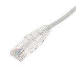 Picture of 45ft White CAT 6 Slim PVC Ethernet Cable Snagless Clear-Claw RJ-45 M/M