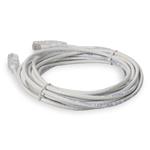 Picture of 45ft White CAT 6 Slim PVC Ethernet Cable Snagless Clear-Claw RJ-45 M/M