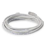 Picture of 45ft White CAT 6 Slim PVC Ethernet Cable Snagless Clear-Claw RJ-45 M/M