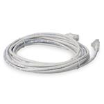 Picture of 45ft White CAT 6 Slim PVC Ethernet Cable Snagless Clear-Claw RJ-45 M/M