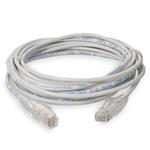 Picture of 45ft White CAT 6 Slim PVC Ethernet Cable Snagless Clear-Claw RJ-45 M/M